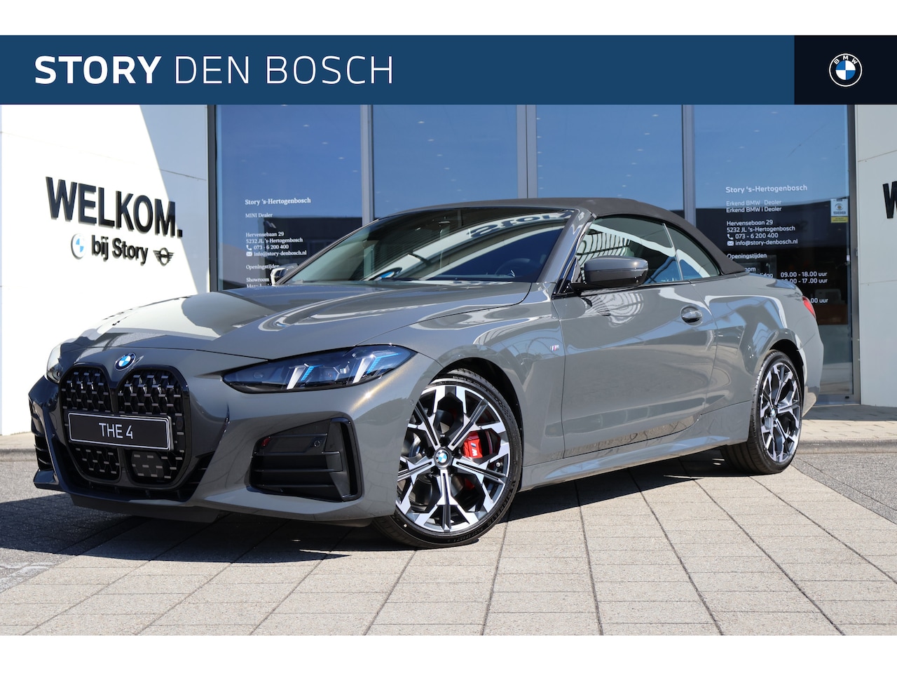 BMW 4-serie Cabrio - 430i xDrive M Sport Automaat / Comfort Access / Adaptieve LED / Harman Kardon / Parking As - AutoWereld.nl