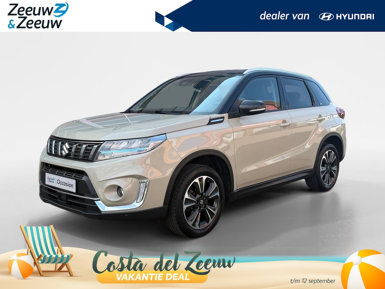 Suzuki Vitara - 1.4 Boosterjet Comfort Smart Hybrid | Afneembare Trekhaak| Multimedia systeem| Climate Con - AutoWereld.nl