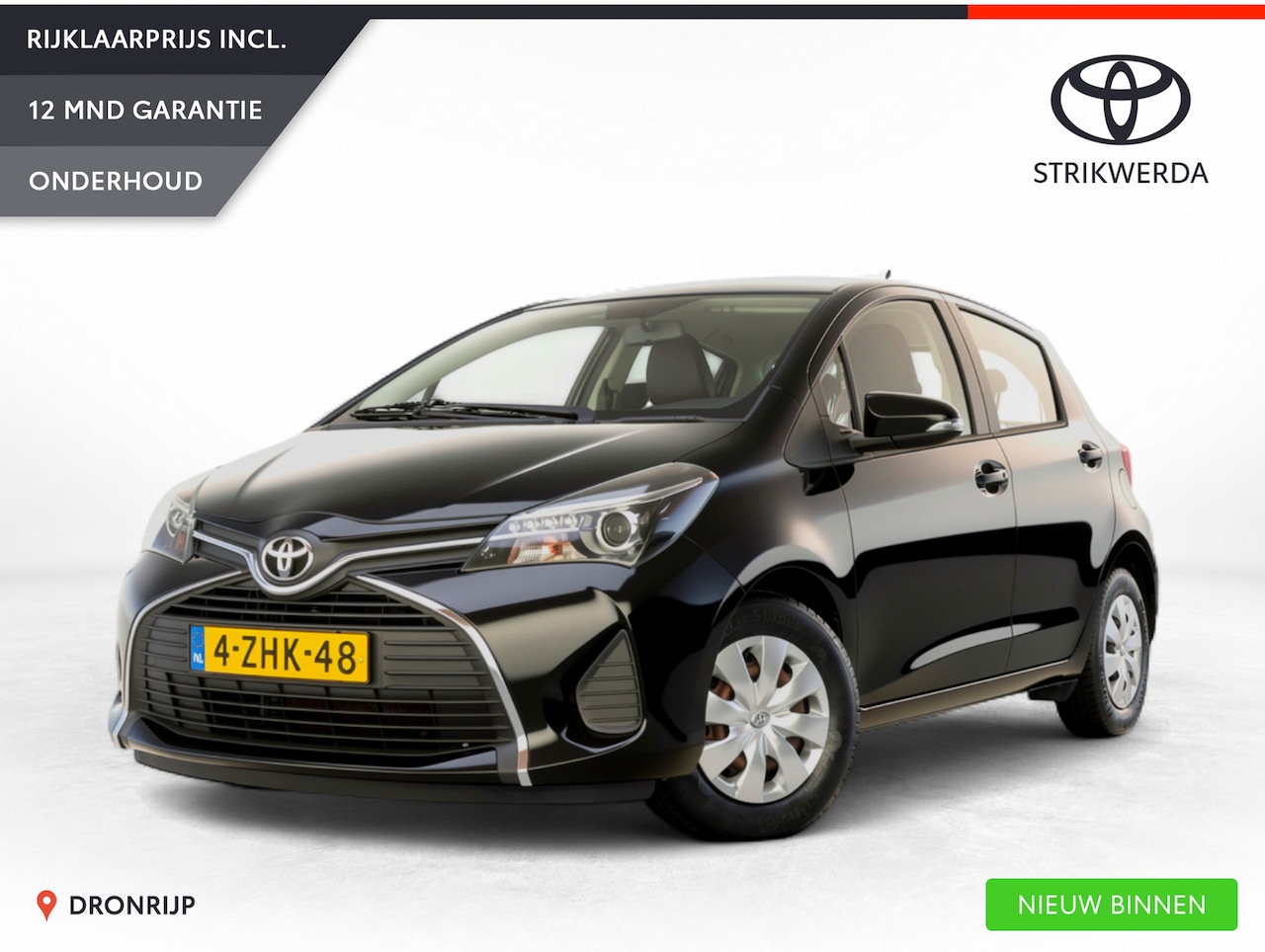 Toyota Yaris - 1.0 VVT-i Aspiration | Airco | Cruise control | Camera | Elek. Ramen | Navi | Bluetooth - AutoWereld.nl