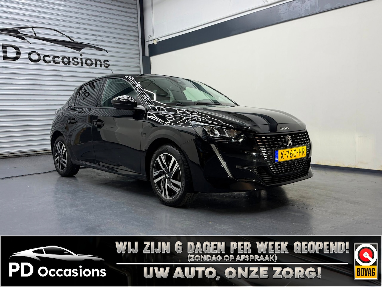 Peugeot 208 - 1.2 PureTech Allure Pack - Camera - Nieuwe Riem - Stoelverw. - Clima - Half leer - Cruise - AutoWereld.nl