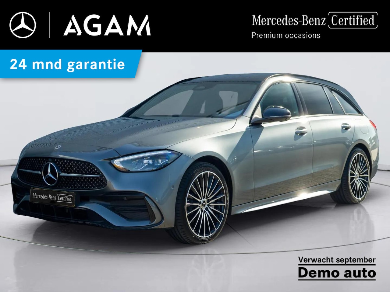 Mercedes-Benz C-klasse Estate - 300 e Business Solution AMG Panorama dak | Trekhaak - AutoWereld.nl