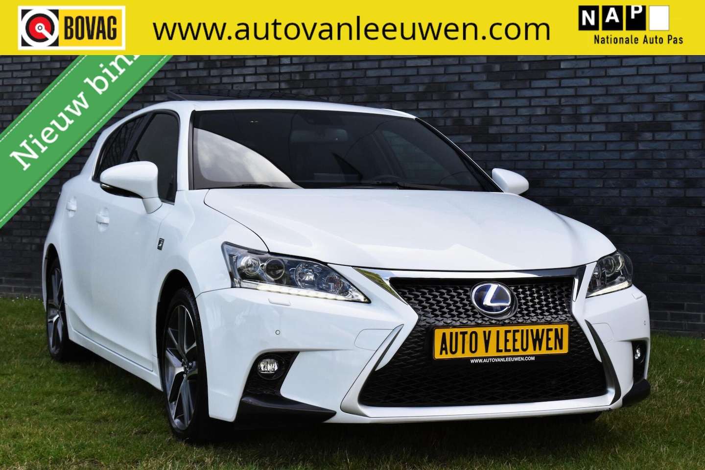 Lexus CT 200h - F Sport MARK LEVINSON/OPEN DAK/LED/XENON/ETC.! - AutoWereld.nl