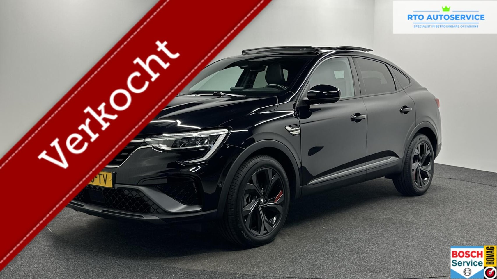 Renault Arkana - 1.6 E-Tech Hybrid 145 R.S. Line PANO LEER CARPLAY CAMERA NAVI ADAPTIEF CRUISE. - AutoWereld.nl