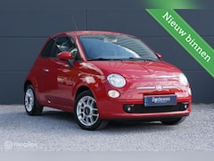 Fiat 500 - 1.2 Lounge H5 Airco Elek. Pakket Rosso Skai Leder