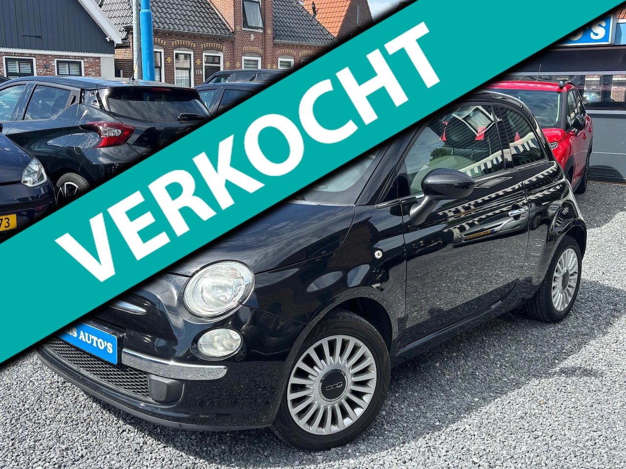 Fiat 500 - 1.2 Lounge|Automaat|Carplay|Airco|Pano dak| - AutoWereld.nl