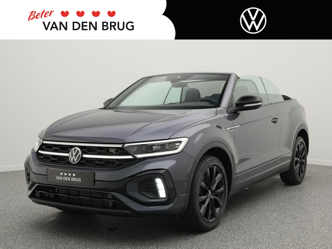 Volkswagen T-Roc Cabrio - R-Line 1.5 TSI 150 PK DSG Automaat | LED Matrix IQ | Leder | Climate Control | Navigatie | - AutoWereld.nl