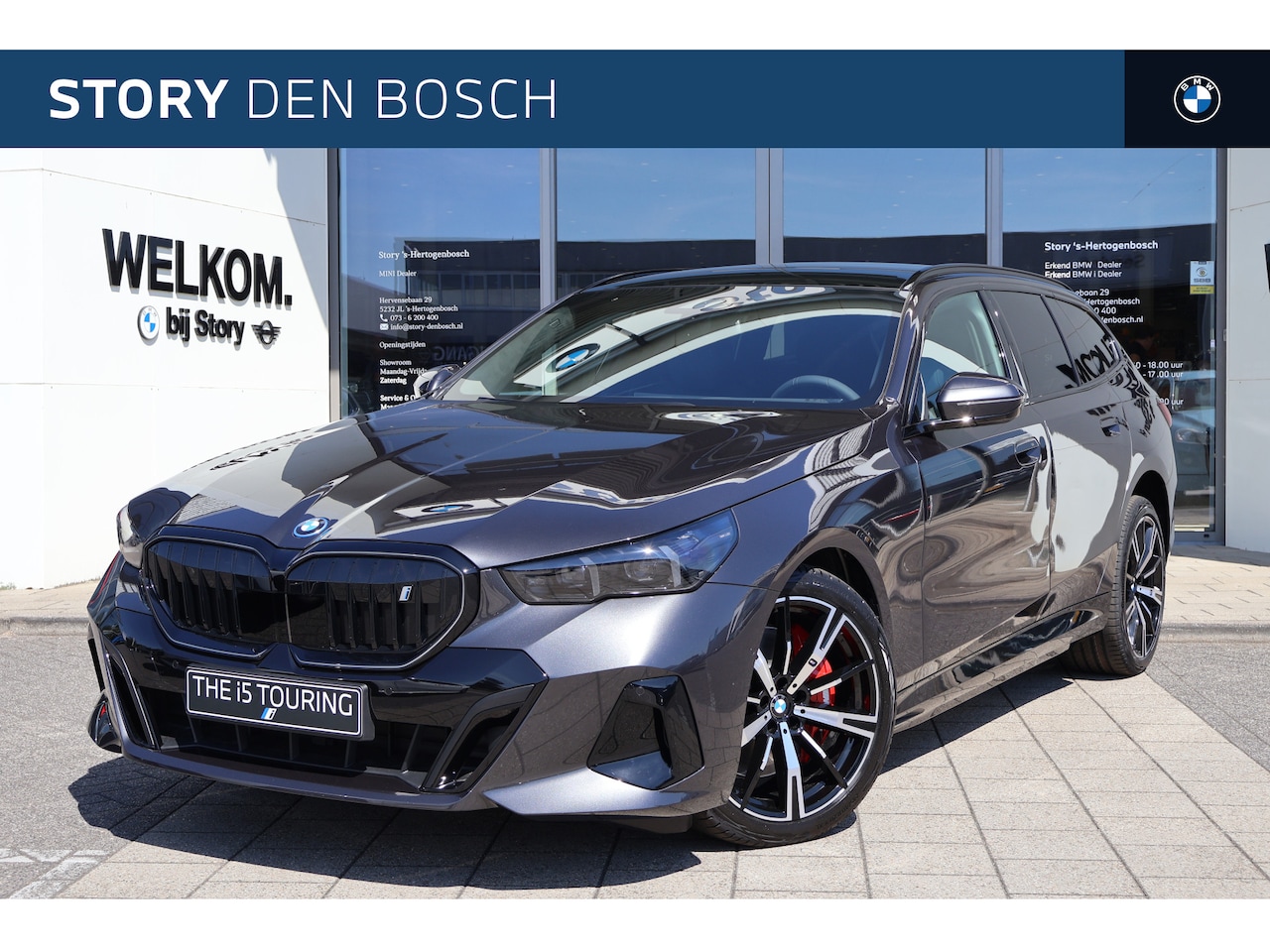 BMW i5 Touring - eDrive40 M Sport / Panoramadak / Achteruitrijcamera / Adaptieve LED / Parking Assistant / - AutoWereld.nl
