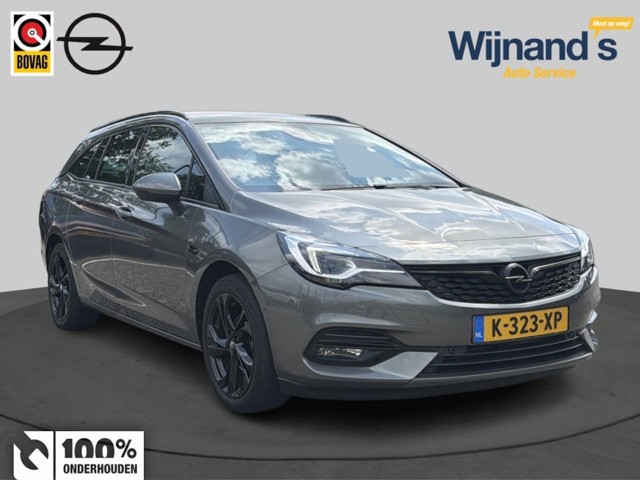 Opel Astra Sports Tourer - 1.2T 146pk Ultimate | NL-auto | AGR stoelen | Camera | Winterpakket | Trekhaak | Black edi - AutoWereld.nl