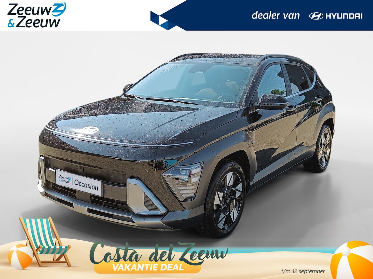 Hyundai Kona - 1.6 GDI HEV Premium | Apple Carplay/Android Auto | Dodehoekdetectie | lederen bekleding - AutoWereld.nl