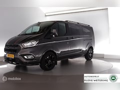 Ford Transit Custom - 300 2.0 TDCI 130pk Sport Titanium Black DC leder|2xschuif|cam|6pers.|lmv18
