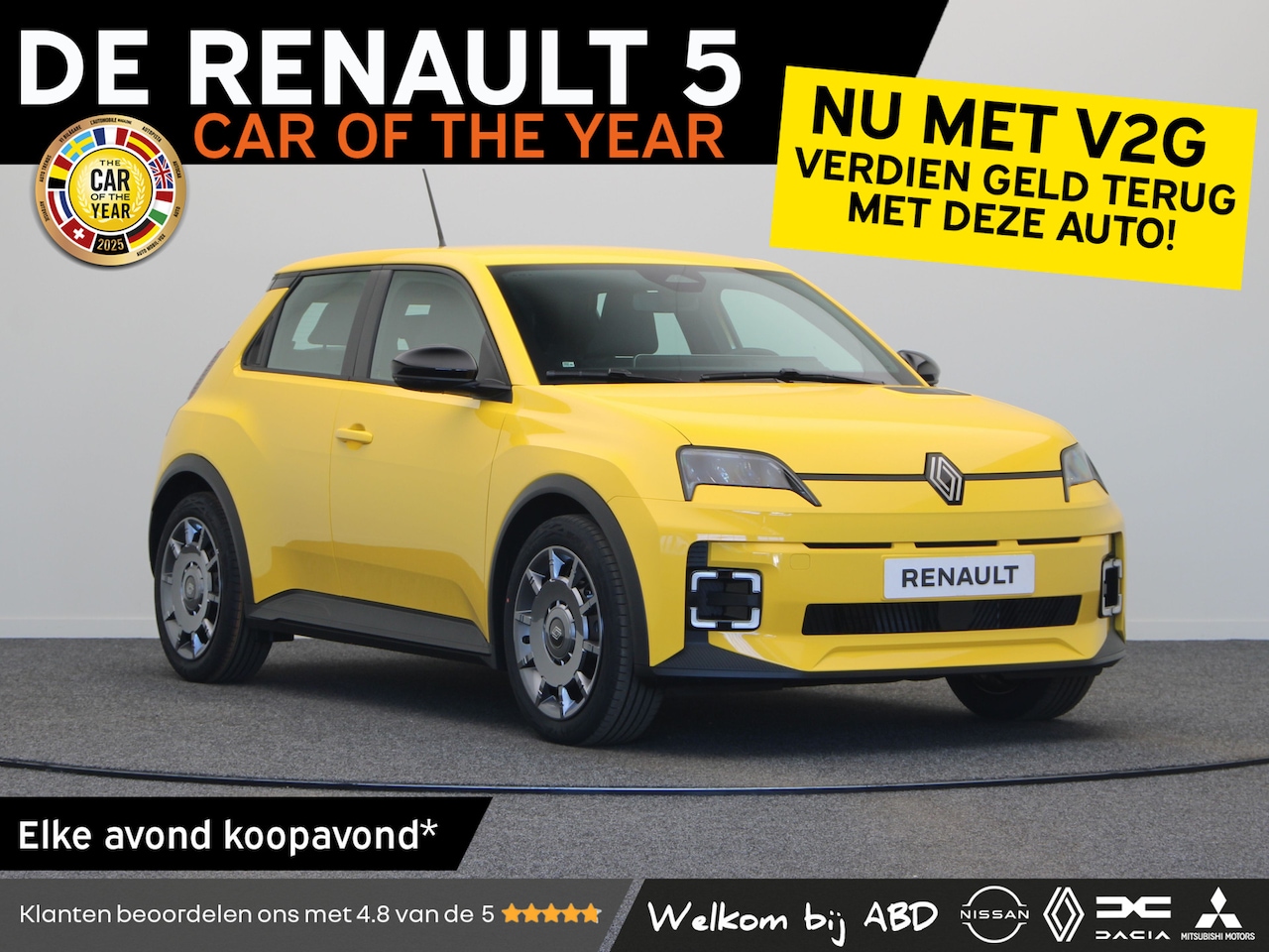 Renault 5 - Evolution Urban range | Cruise control met snelheidsbegrenzer | Full LED koplampen | ISOFI - AutoWereld.nl