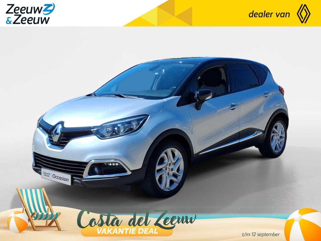 Renault Captur - 1.2 TCe Dynamique Automaat | Airco/Climate | Navigatie | 1 jaar Garantie - AutoWereld.nl