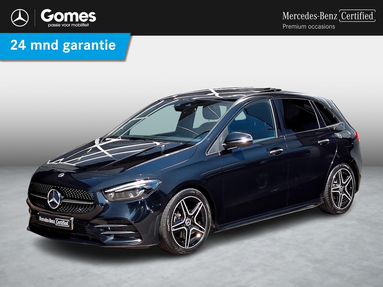 Mercedes-Benz B-klasse - 180 Business Solution AMG | Panoramadak | Trekhaak Afneembaar | Night Pakket | Achteruitri - AutoWereld.nl