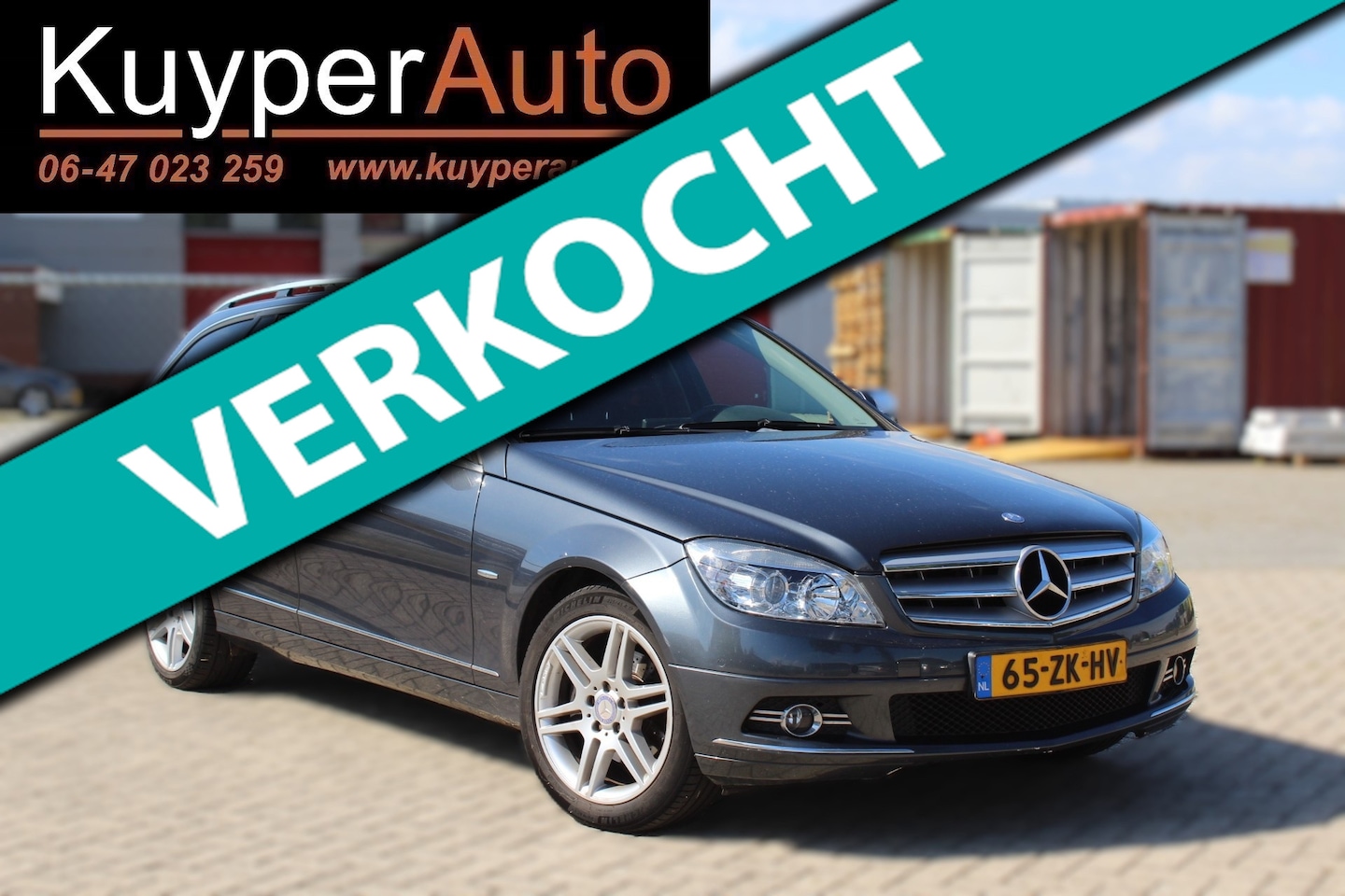 Mercedes-Benz C-klasse Estate - 200 K Avantgarde nette automaat trekhaak leder full options - AutoWereld.nl
