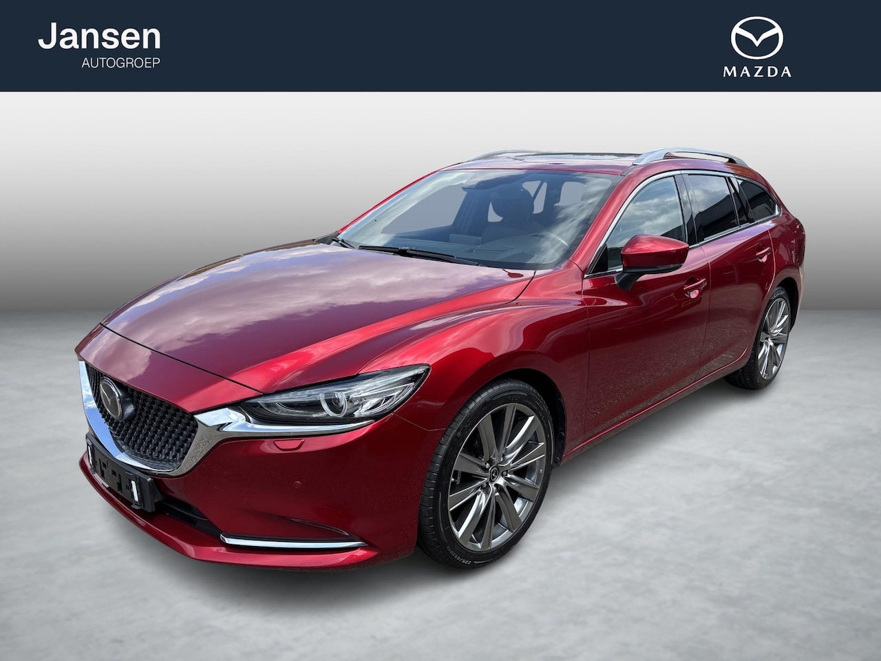 Mazda 6 Sportbreak - 2.5 SkyActiv-G 194 Luxury , Automaat, Trekhaak, Schuifdak, Leder, Adap.Cruise, 360 Camera, - AutoWereld.nl