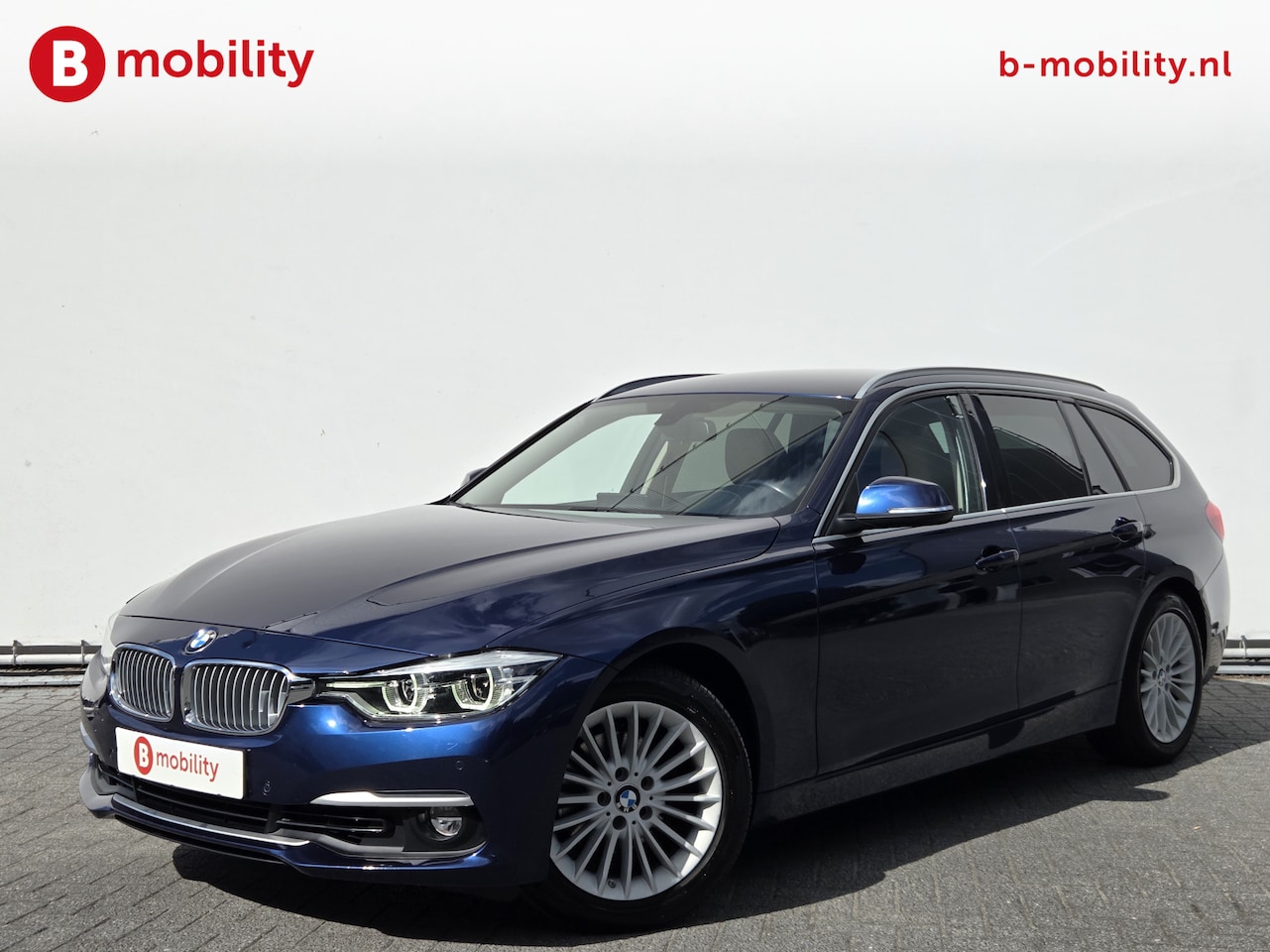 BMW 3-serie Touring - 320i High Executive Luxury-Line 184Pk! Automaat | Trekhaak 1.800Kg | Navigatie Professiona - AutoWereld.nl