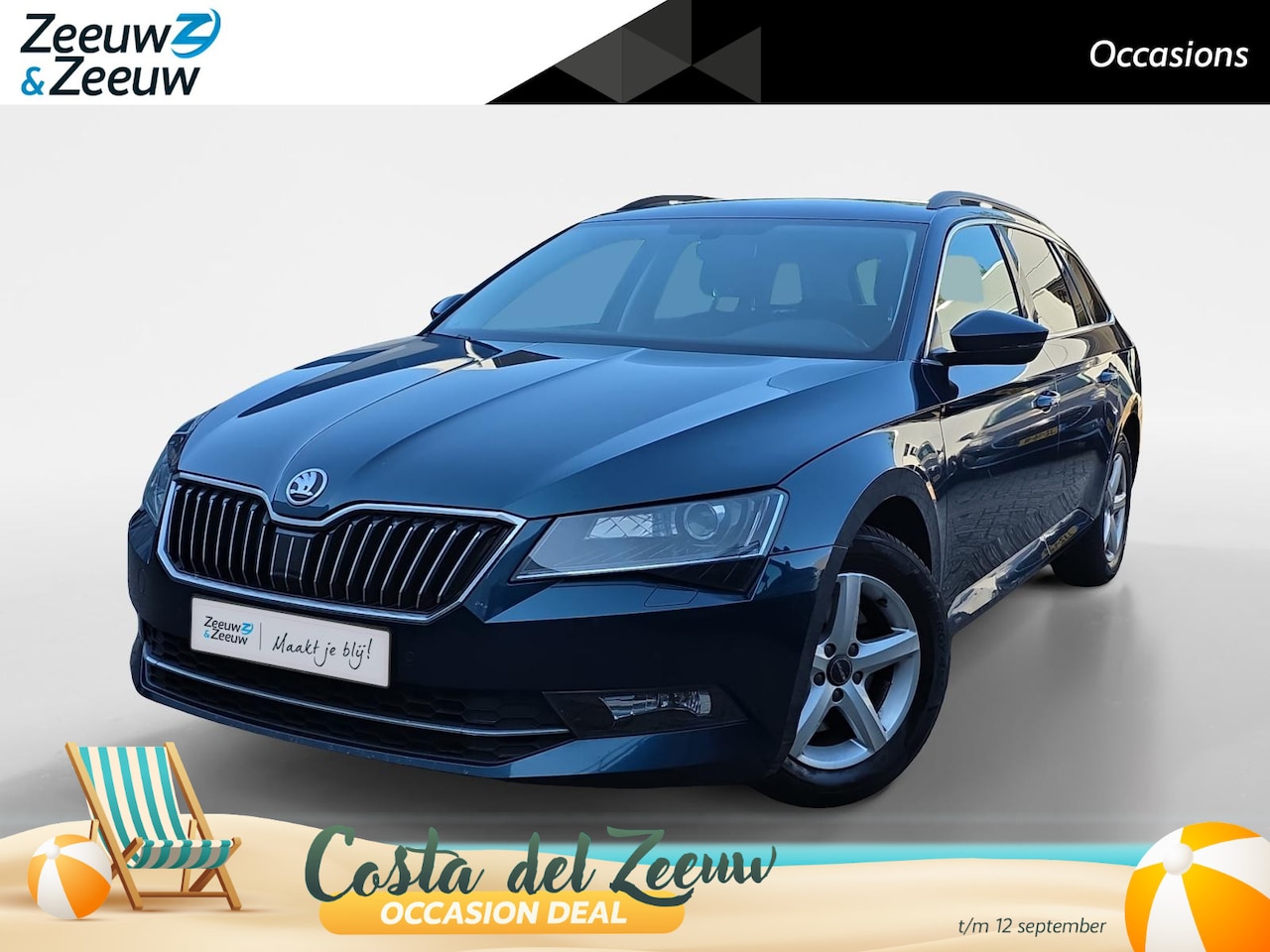 Skoda Superb Combi - 1.4 TSI ACT Ambition Business | Trekhaak | Achteruitrijcamera | Navigatie | Cruise/Climate - AutoWereld.nl