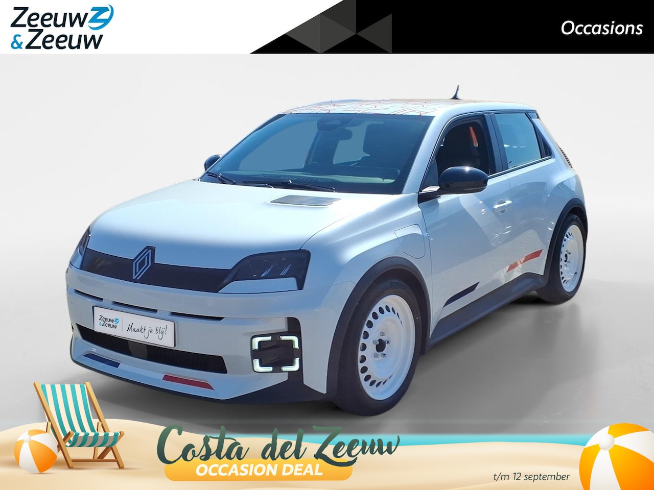 Renault 5 - urban range evolution 40 kWh Rallye uniek exemplaar | Daksticker | Clima | Carplay | Snel - AutoWereld.nl