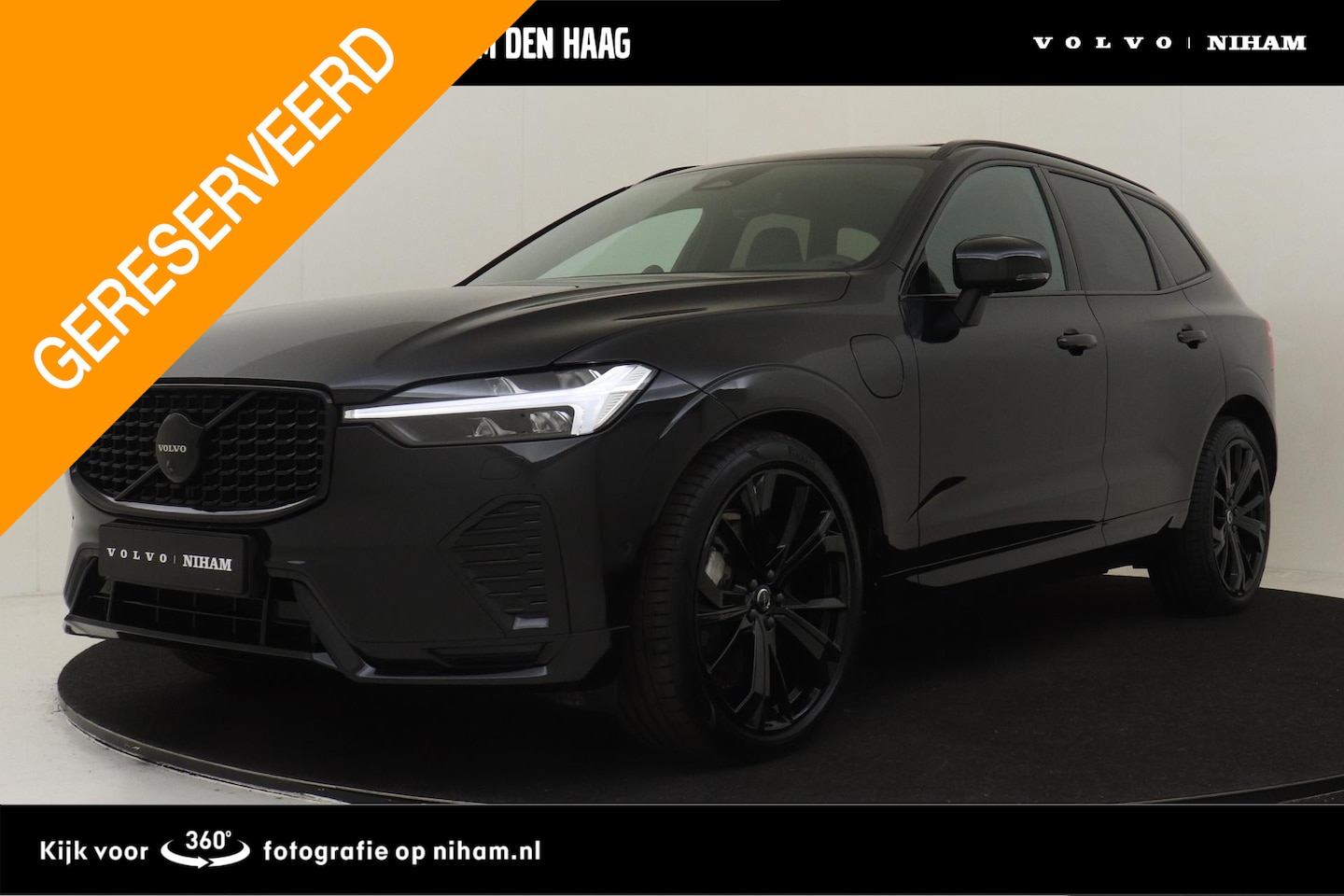 Volvo XC60 - T8 PLUG-IN HYBRID AWD PLUS BLACK EDITION *VOL!* -PANO.DAK|BOWERS&WILKINS|LUCHTVERING|360°C - AutoWereld.nl