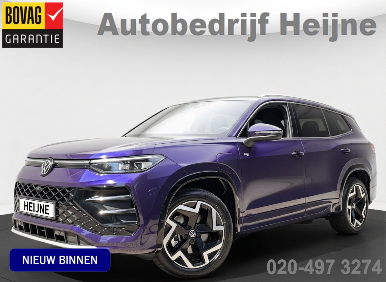 Volkswagen Tayron - 1.5 eHybrid DSG R-LINE SPORT 360° CAMERA/HARMANN/TREKHAAK - AutoWereld.nl
