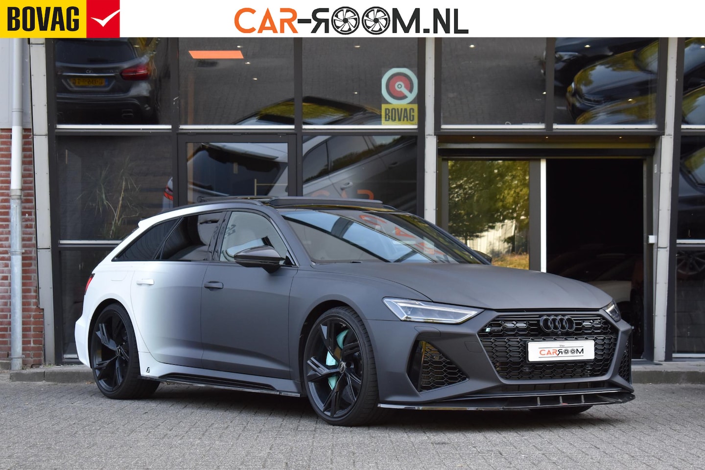 Audi A6 Avant - RS 6 TFSI quattro performance Pano Urban Carbon Stoelkoel B&O Leder - AutoWereld.nl