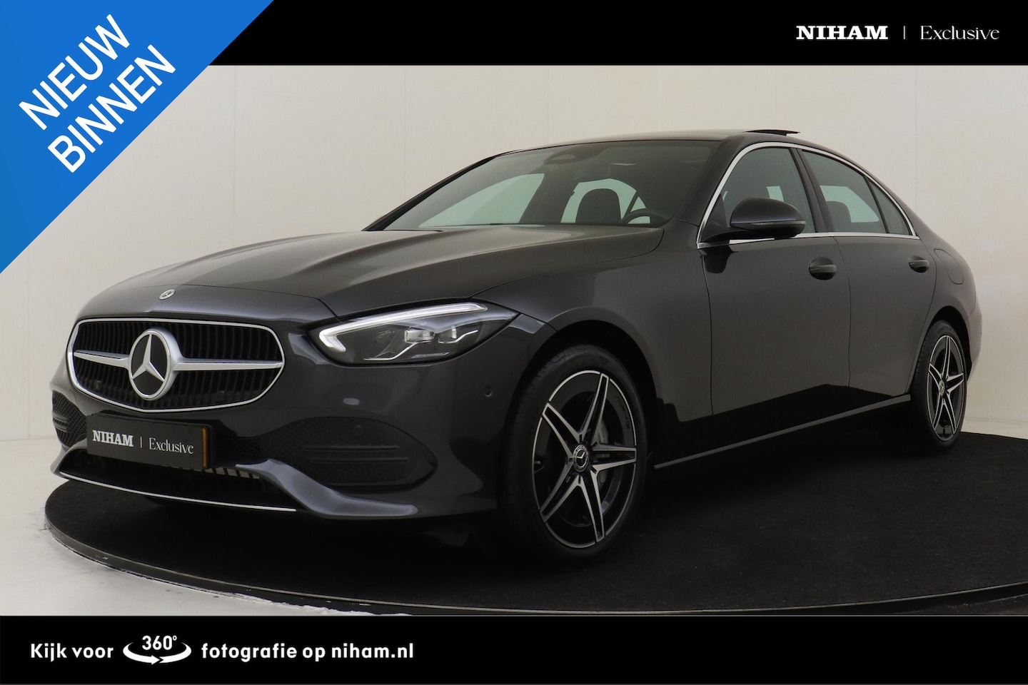 Mercedes-Benz C-klasse - 300 E BUSINESS LINE LUXURY -PANO.DAK|BURMESTER|ADAP.CRUISE|LEDER|CAMERA|STOELVERW.|CARPLAY - AutoWereld.nl