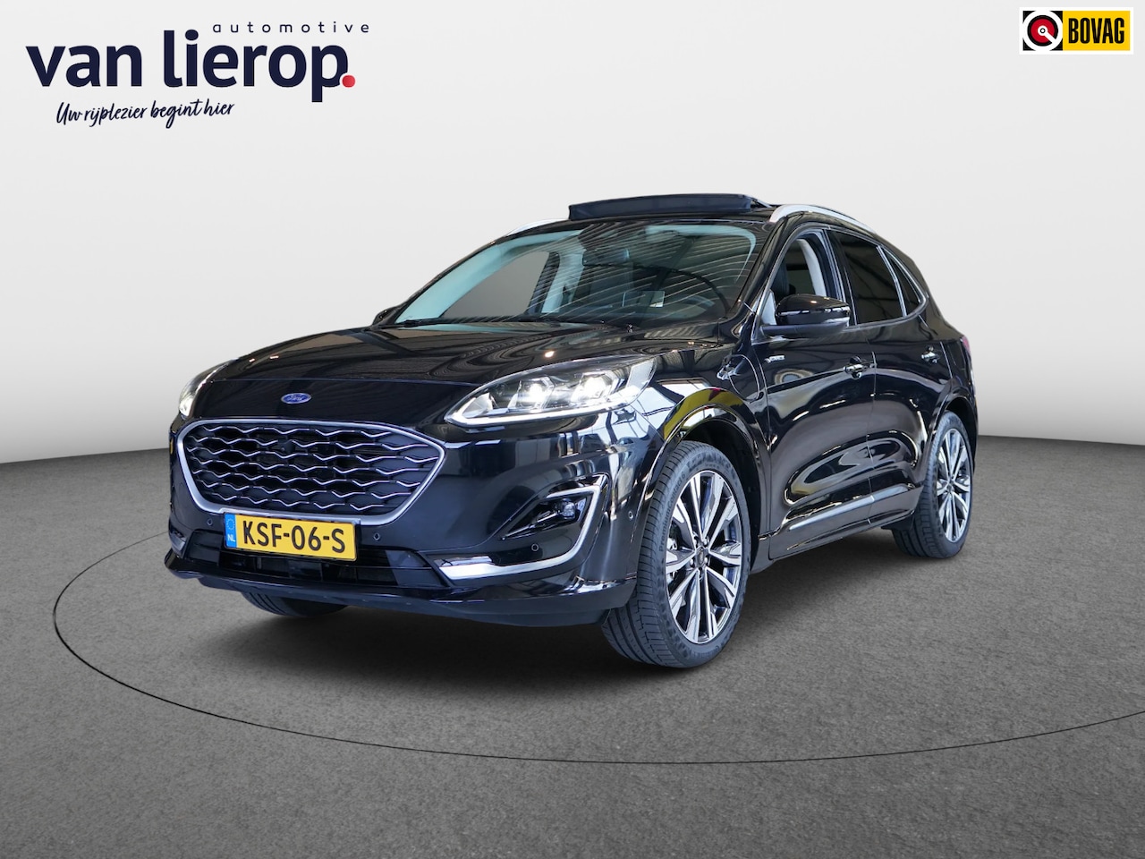 Ford Kuga - 2.5 PHEV Vignale|PANO|LEDER|STOEL/STUURVERW|CAMERA|TREKHAAK - AutoWereld.nl