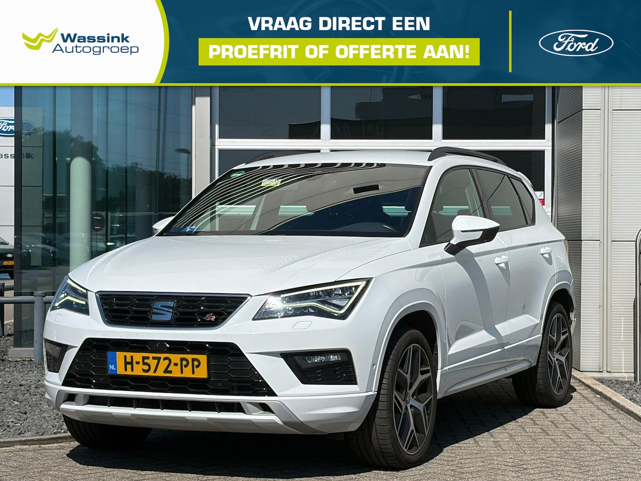 SEAT Ateca - 2.0 TSI FR 4DRIVE Business Intense Automaat 4x4 | Trekhaak wegklapbaar | 360 camera | lede - AutoWereld.nl