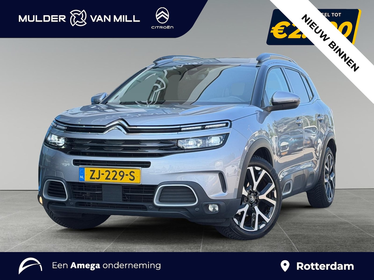 Citroën C5 Aircross - Shine 1.6 Turbo 180pk EAT8 | LEDER | NAVI | CAMERA | ADAPTIVE CRUISE | FULL-LED | DODEHOEK - AutoWereld.nl