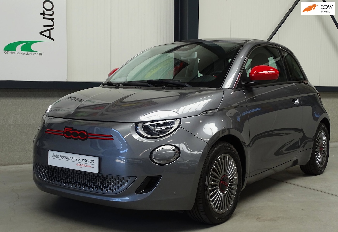 Fiat 500 - "RED" 24 kWh- CLIMATE /CRUISE/NAVI/BLUETOOTH/LM/PDC/ETC/ETC - AutoWereld.nl