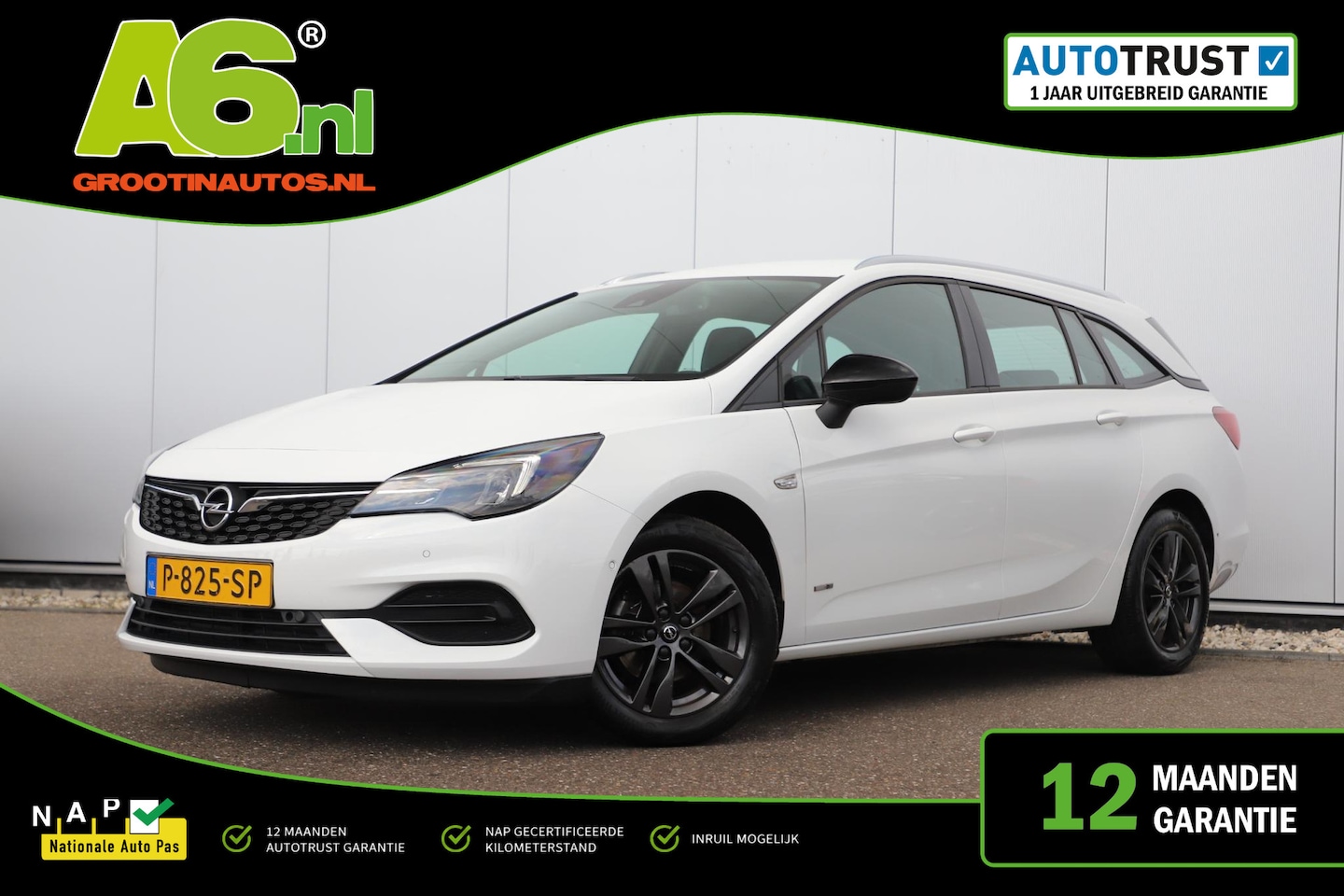Opel Astra Sports Tourer - 1.2 Design & Tech 110PK Navigatie Achteruitrijcamera Carplay Android LMV Climate & Cruise - AutoWereld.nl