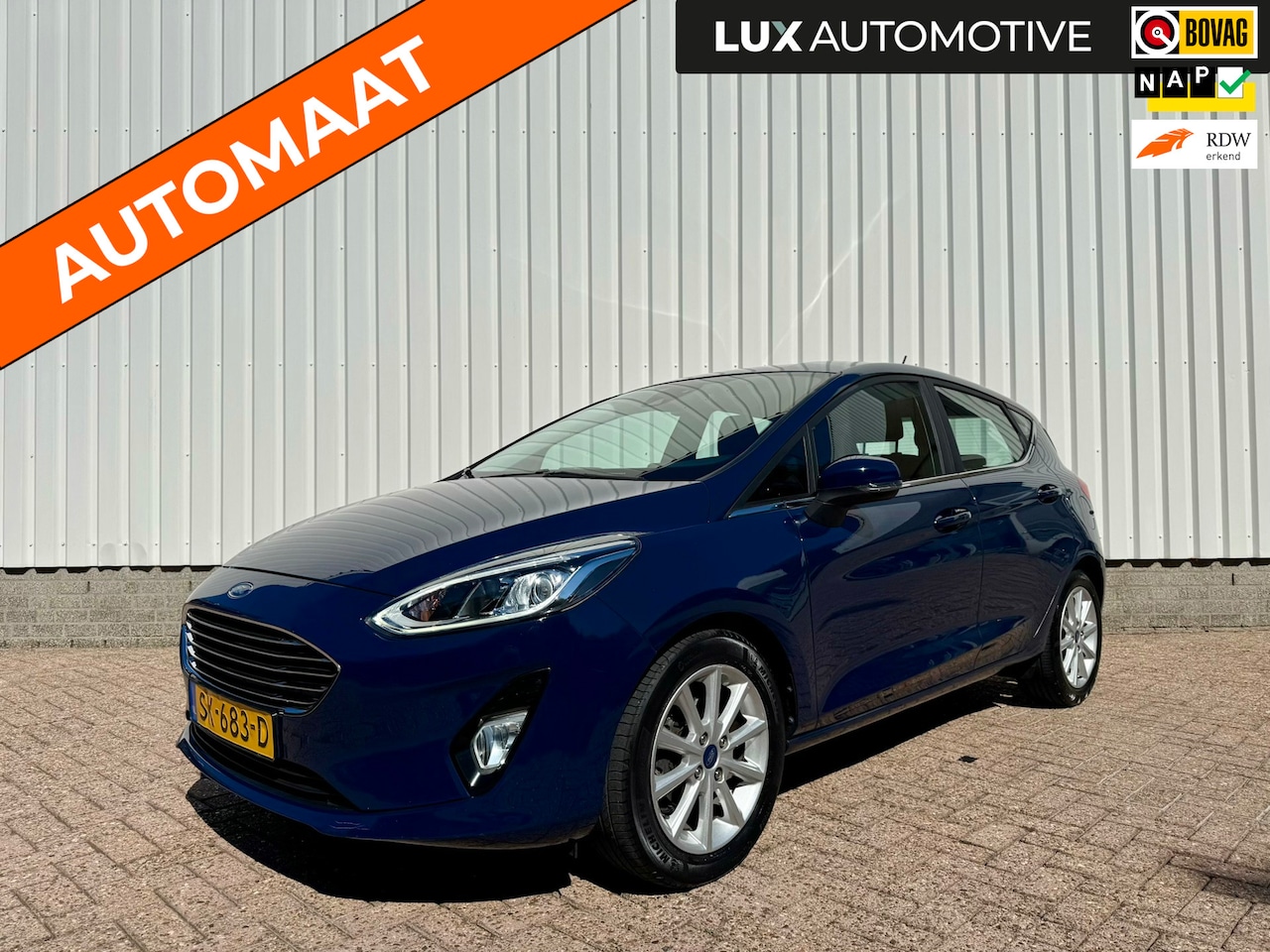 Ford Fiesta - 1.0 EcoBoost Titanium Automaat, CarPlay, Navi, Clima, NAP - AutoWereld.nl