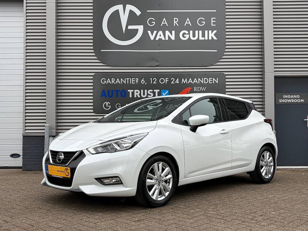 Nissan Micra - 1.0 IG-T 101PK Automaat,Navi,Airco,Cruise,Isofix,Bluetooth,Camera,ElektrRamen+Spiegels,Sto - AutoWereld.nl