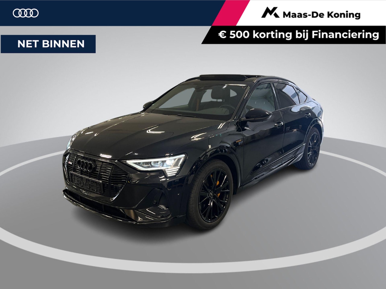 Audi e-tron Sportback - 55 408pk Quattro S edition 95 kWh · SOH 95,2% · Luchtvering · 360 Camera · Panoramadak · A - AutoWereld.nl