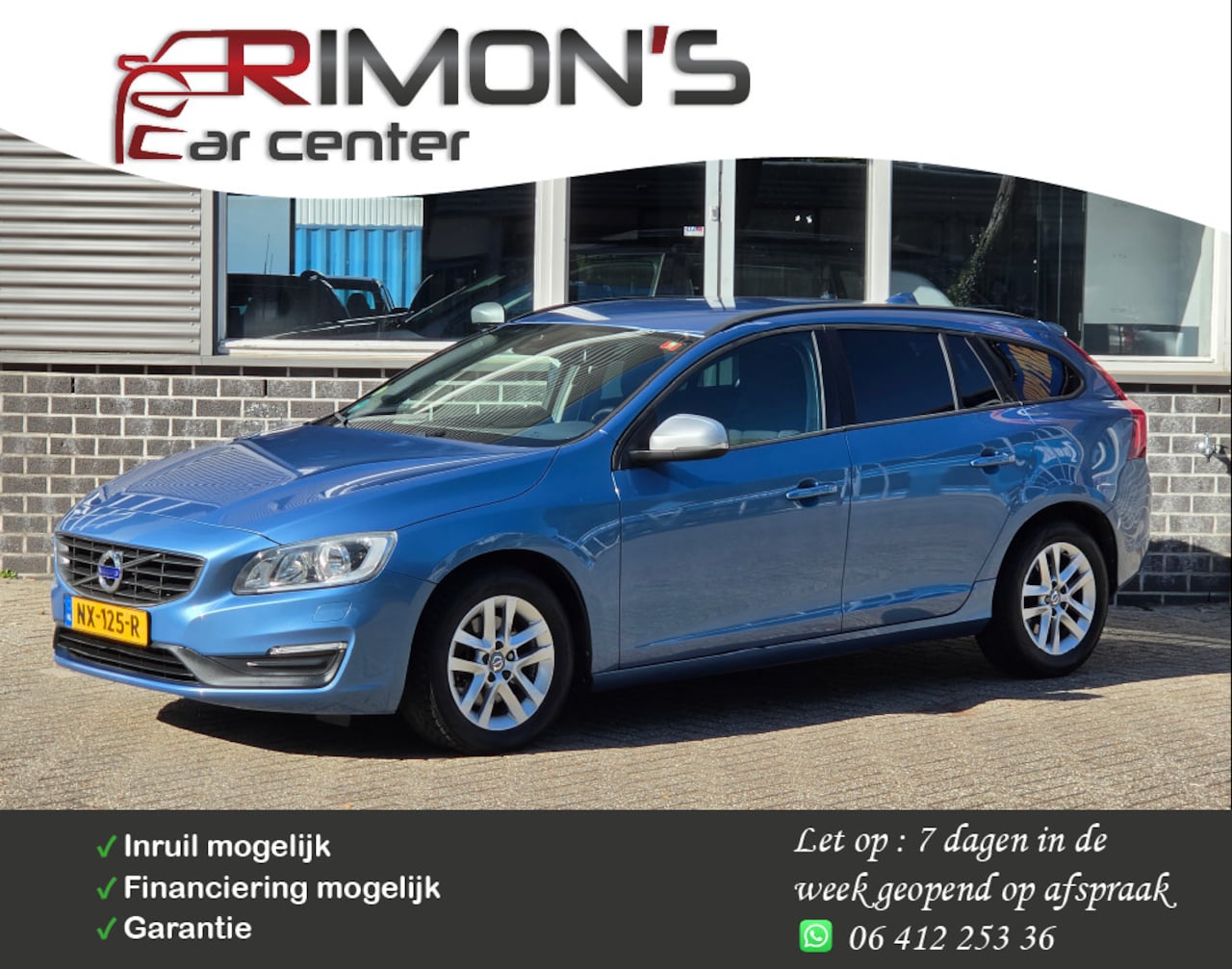 Volvo V60 - 2.0 D2 Momentum Dealer Onderhouden 1 Ste Eigenaar - AutoWereld.nl