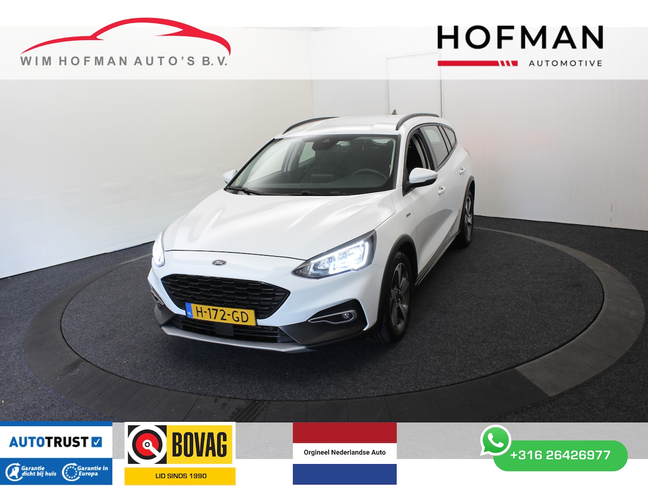 Ford Focus Wagon - 1.5 EcoB Active X 150pk B&O  Navi Carplay - AutoWereld.nl