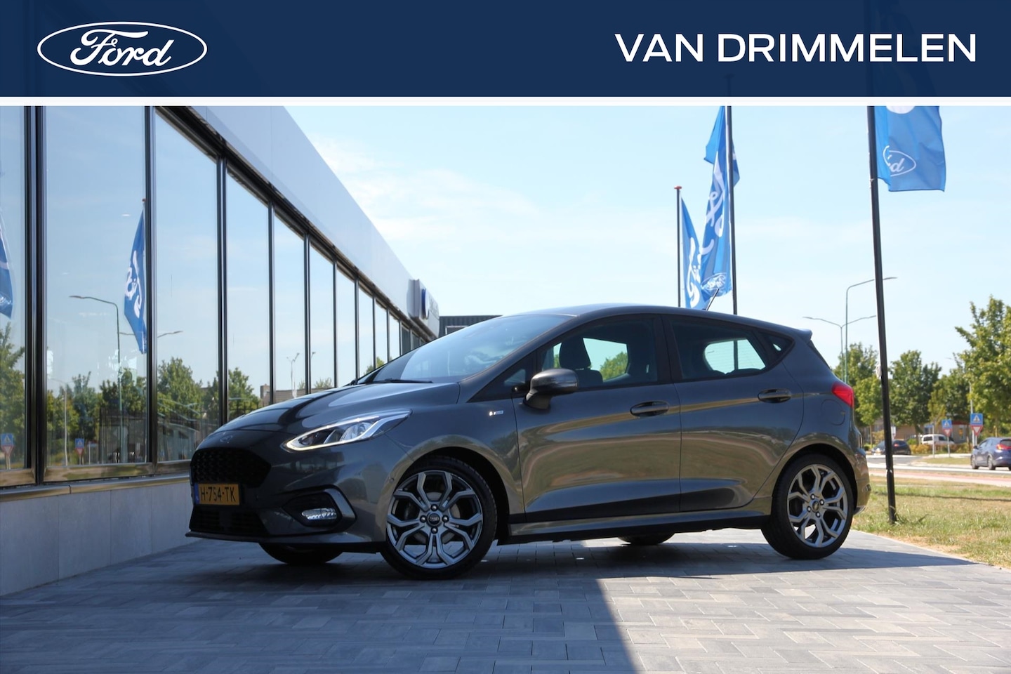 Ford Fiesta - 1.0 EcoBoost 95pk 5dr ST-Line X 'Magnetic Grey' | Origineel NL | Top staat | B&O | ADAPTIV - AutoWereld.nl