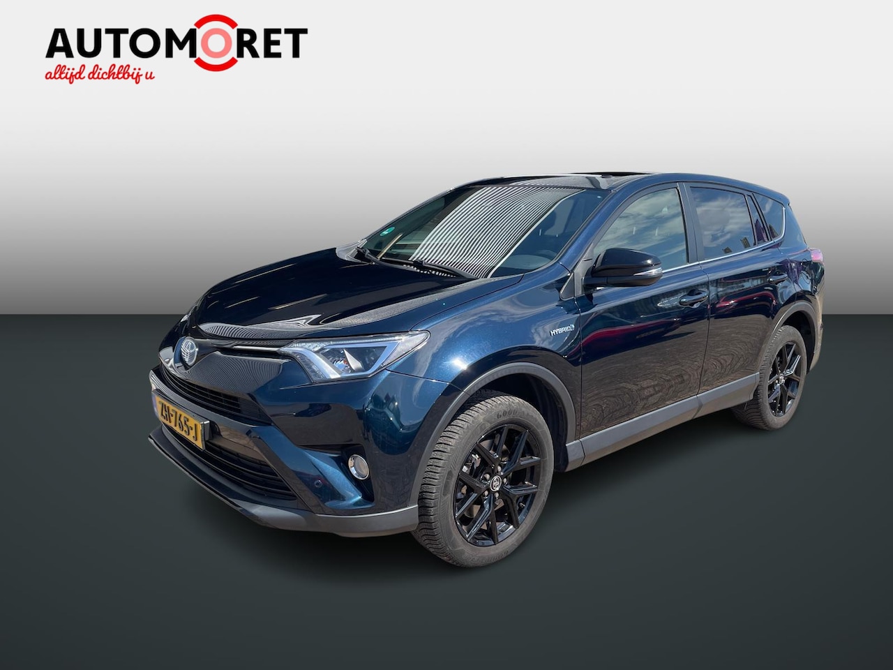 Toyota RAV4 - 2.5 Hybrid AWD Executive Black Edition|Panoramadak|Trekhaak|1650 Trekgewicht - AutoWereld.nl