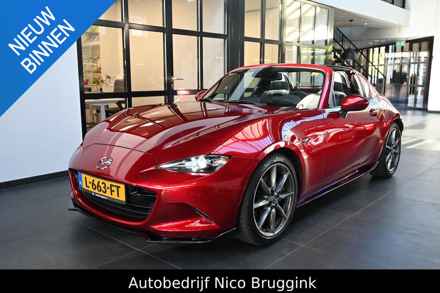 Mazda MX-5 RF - SkyActiv-G 184 6MT Sportive *Dealeronderhouden* *All-in prijs* - AutoWereld.nl