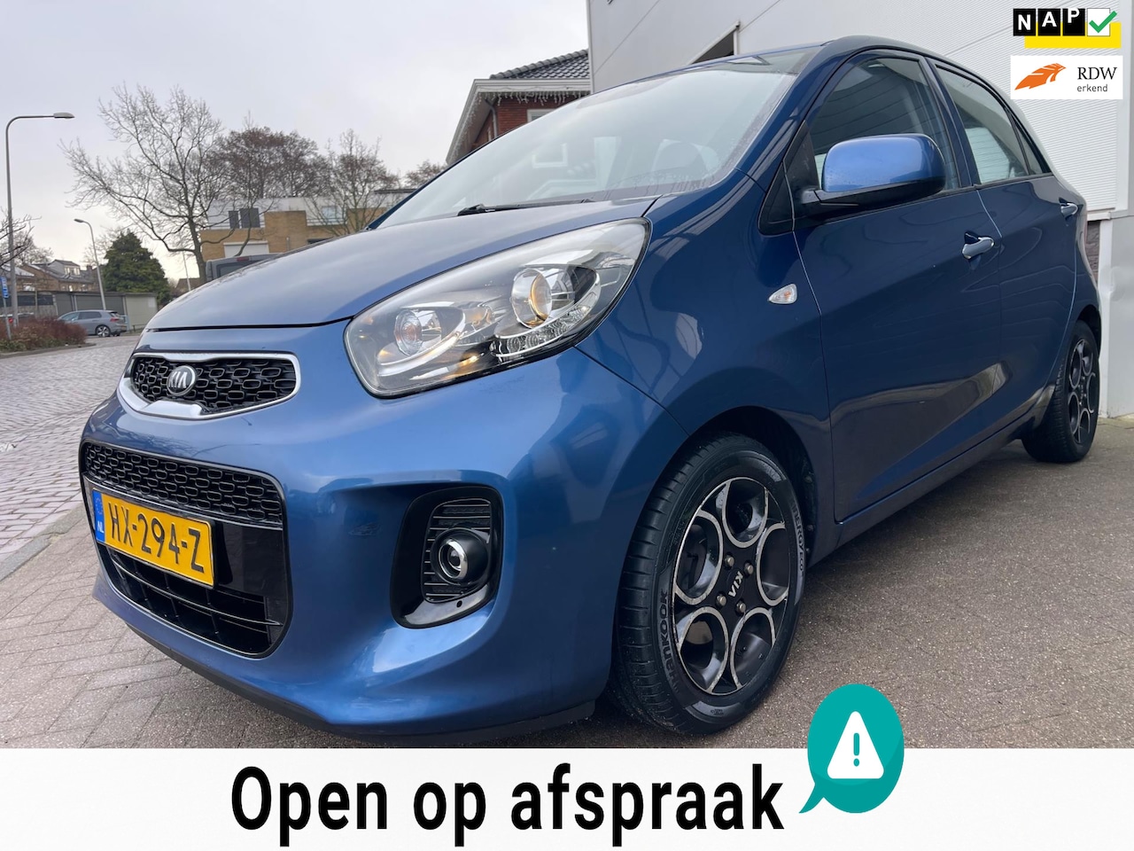 Kia Picanto - 1.0 CVVT DynamicLine/Cruise-c/Climate-c/Dealer-onderhouden/Mooie auto/Bluetooth - AutoWereld.nl