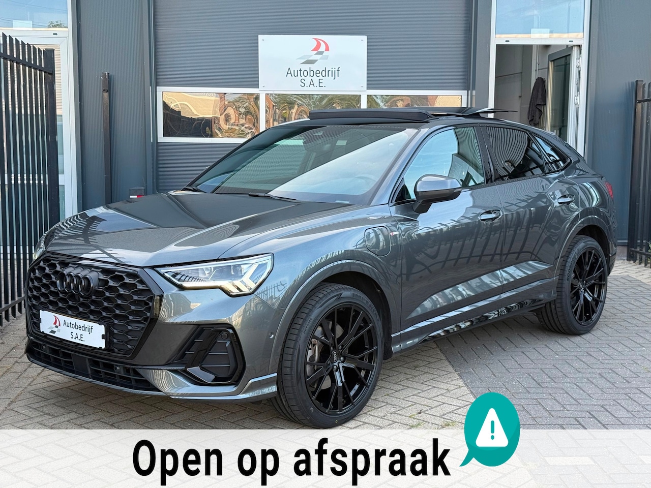 Audi Q3 Sportback - 45 TFSI e 3x S-Line PANO LEDER MATRIX CARPLAY SFEER !! - AutoWereld.nl