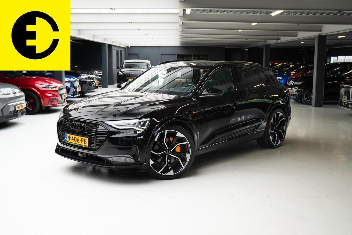 Audi e-tron - e-tron 55 quattro advanced Pro Line Plus 95 kWh | 92,5% SOH | Stoelverwarming | Incl.BTW - AutoWereld.nl
