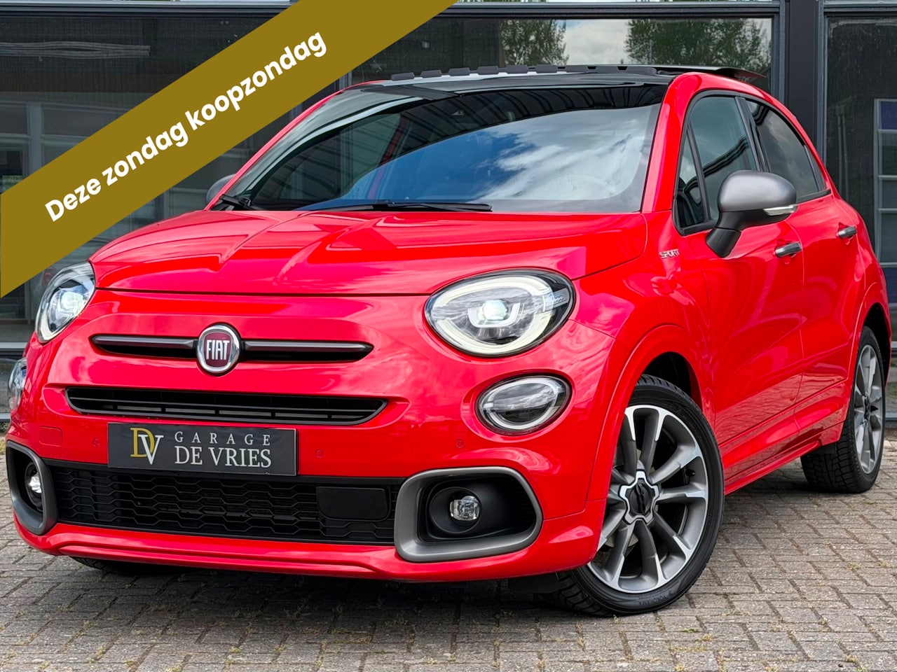 Fiat 500 X - 1.0 GSE Sport Full Option Panoramadak Camera Garantie - AutoWereld.nl