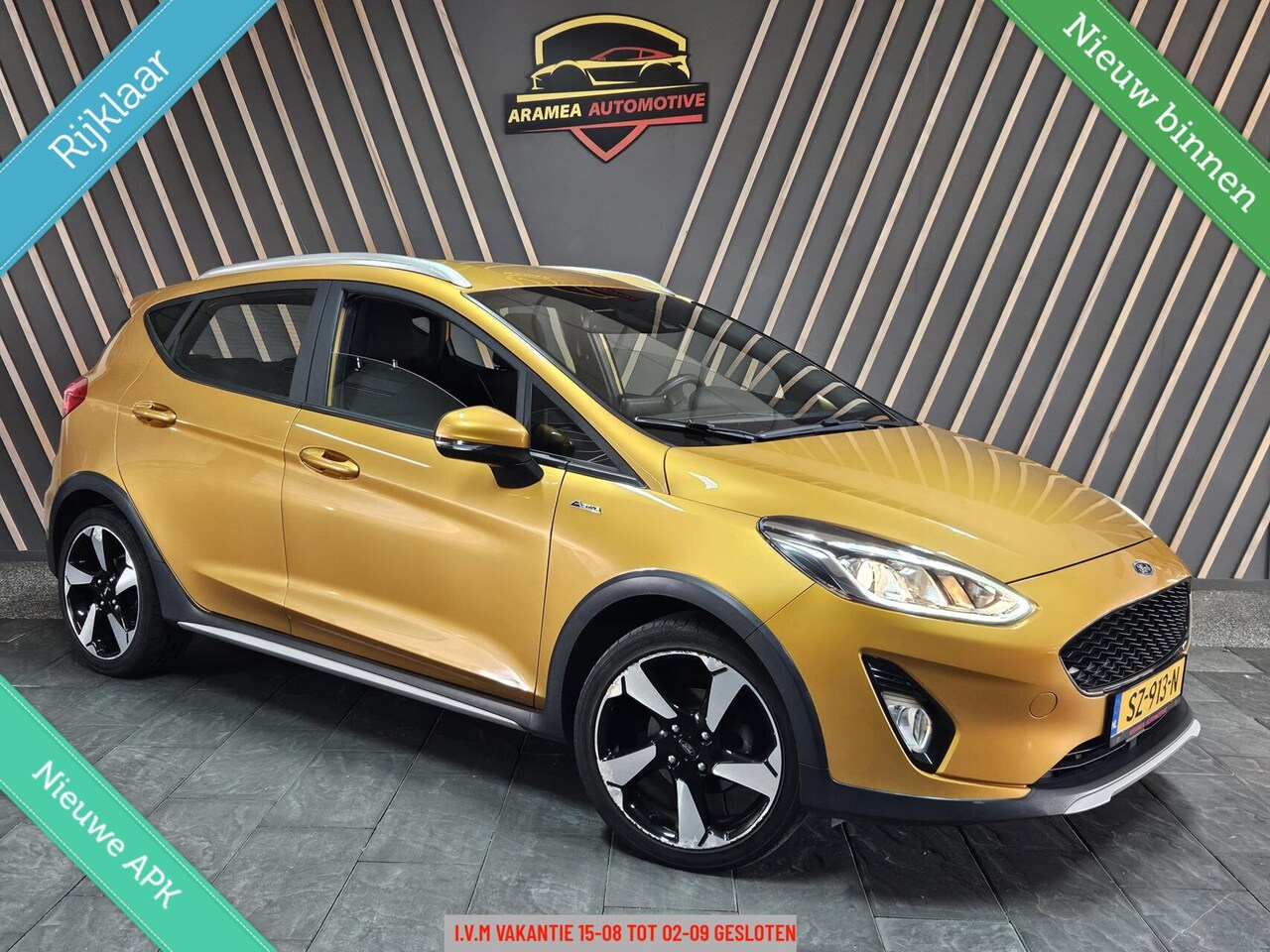 Ford Fiesta - 1.0 EcoBoost Active First Edition |Trekhaak|ACC|NAVI|MULITIMEDIA|Luxe Yellow - AutoWereld.nl