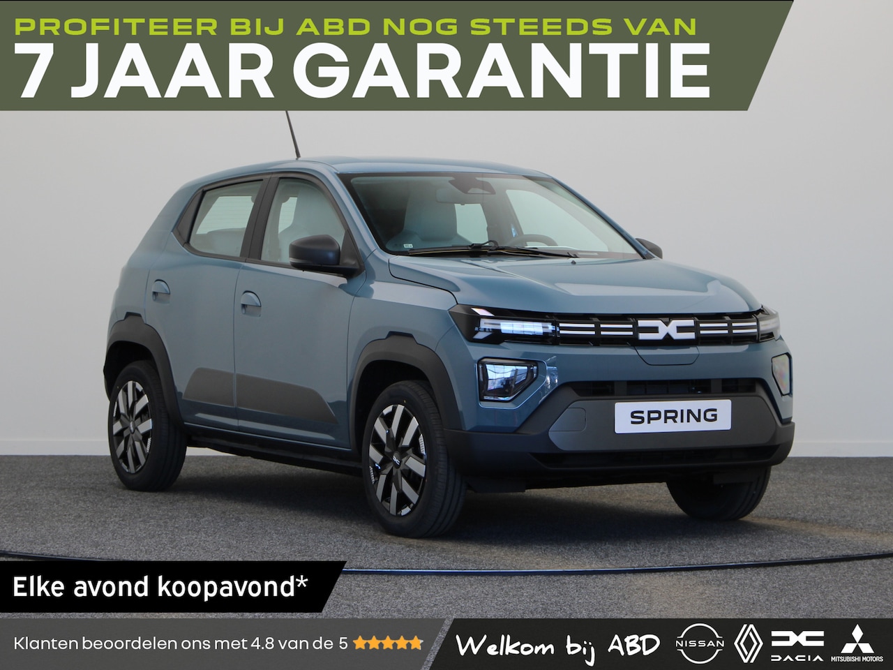 Dacia Spring - Expression Electric 70 | Cruise Control met snelheidsbegrenzer | LED dagrijverlichting | P - AutoWereld.nl