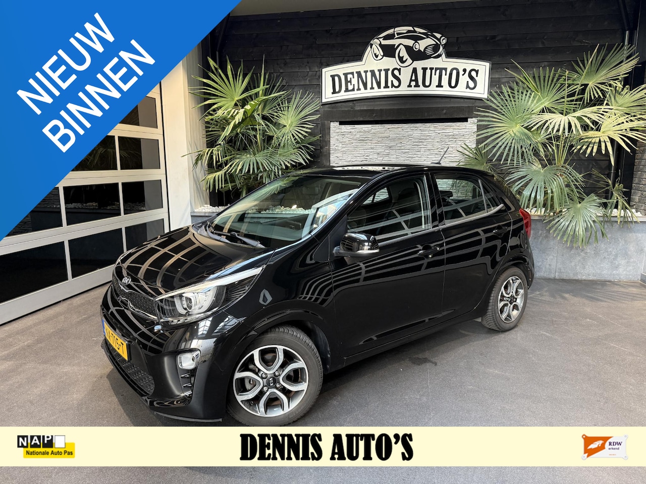 Kia Picanto - 1.0 CVVT First Edition NL auto NAP NAVIGATIE - AutoWereld.nl