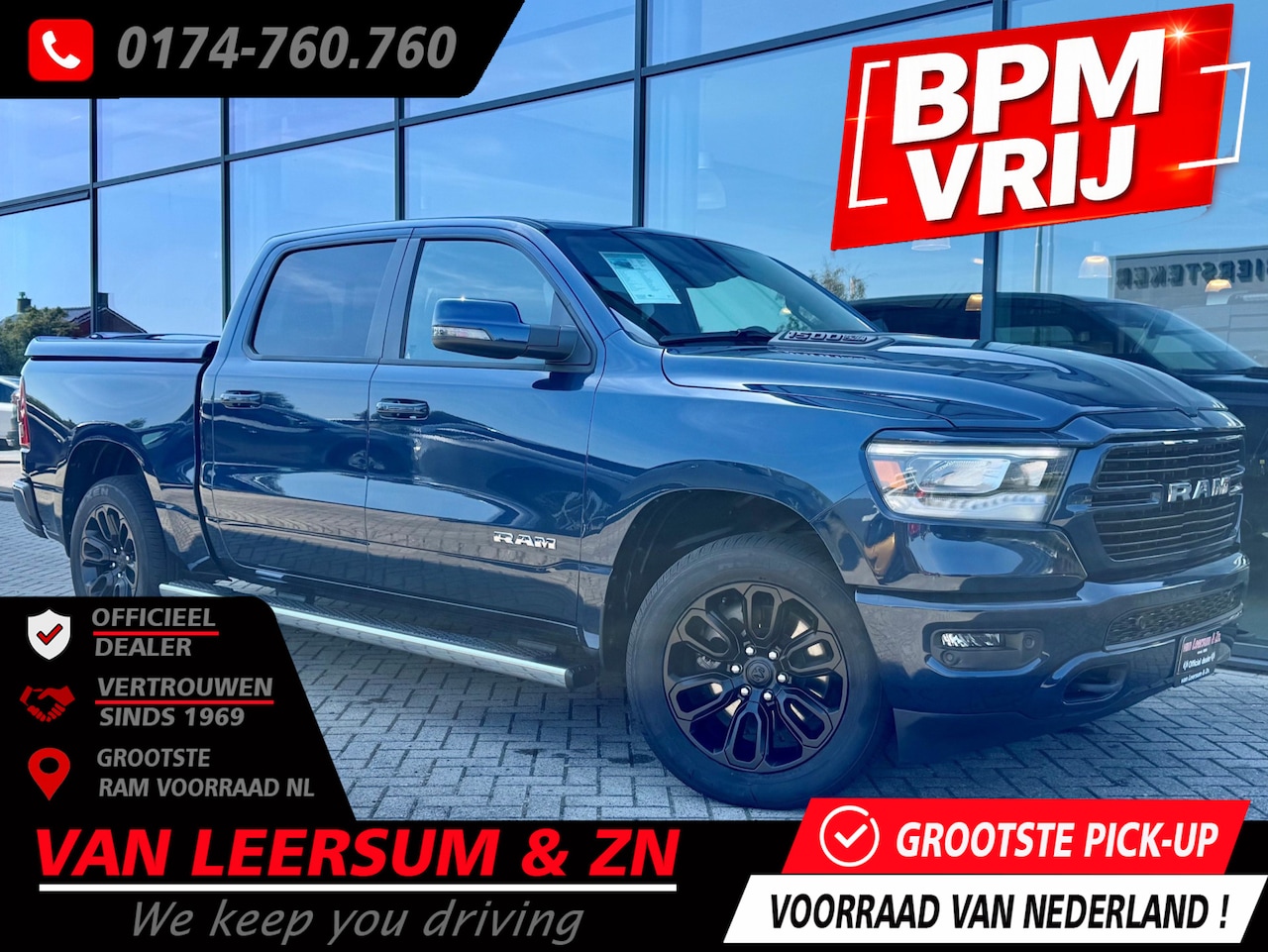 Dodge Ram 1500 - Laramie Sport | Alpine | Wireless Apple Carplay | Bedslide - AutoWereld.nl