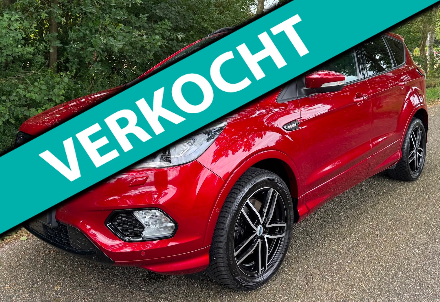 Ford Kuga - 1.5 ST Line 2019 AUTOMAAT 174PK PANO CLIMA DAB CARPLAY TREKHAAK - AutoWereld.nl