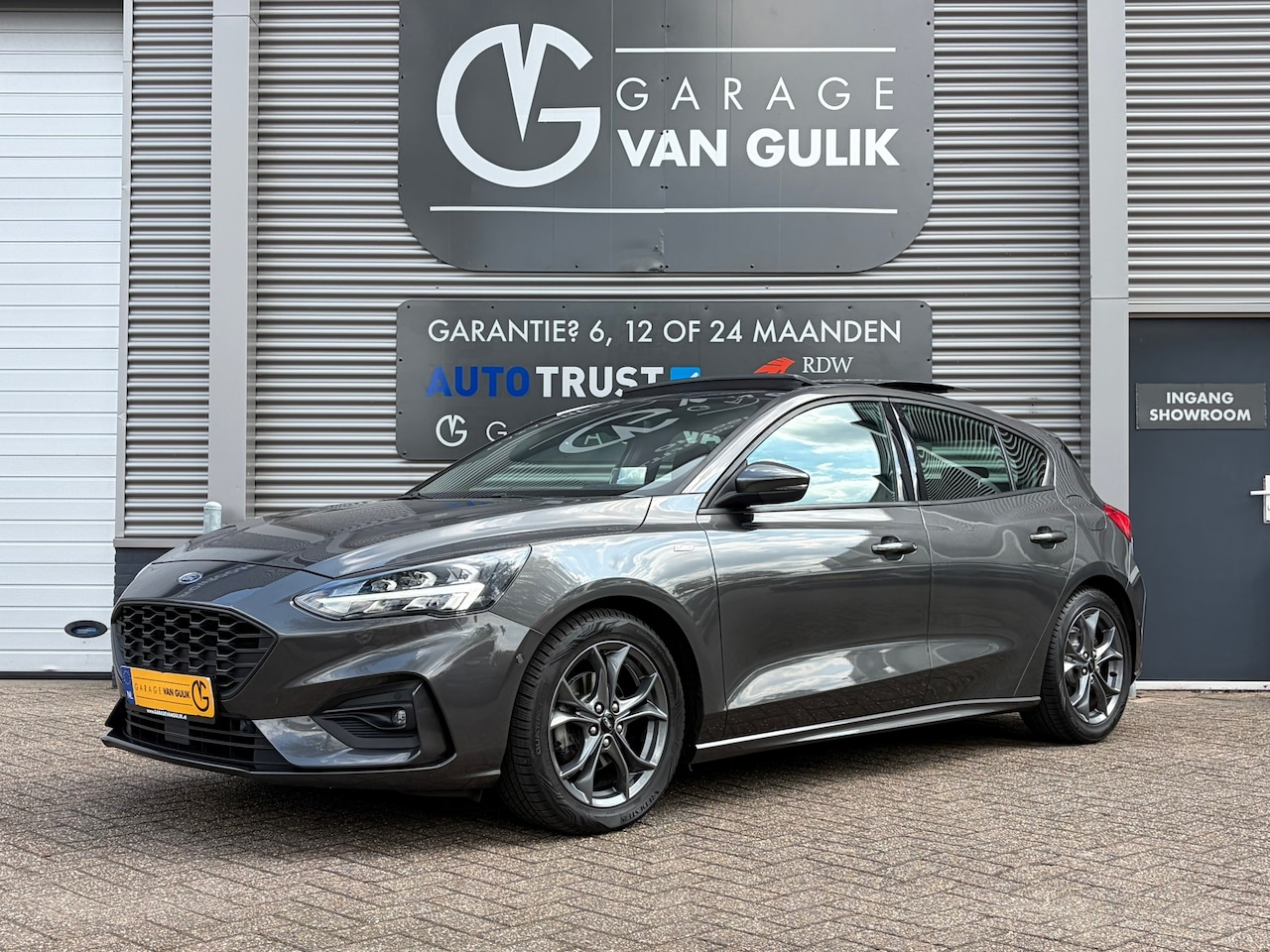 Ford Focus - 1.0 ST Line 125PK Automaat,Panodak,Navi,Clima,Cruise,Isofix,Carplay,Stoel+StuurVerwarming, - AutoWereld.nl