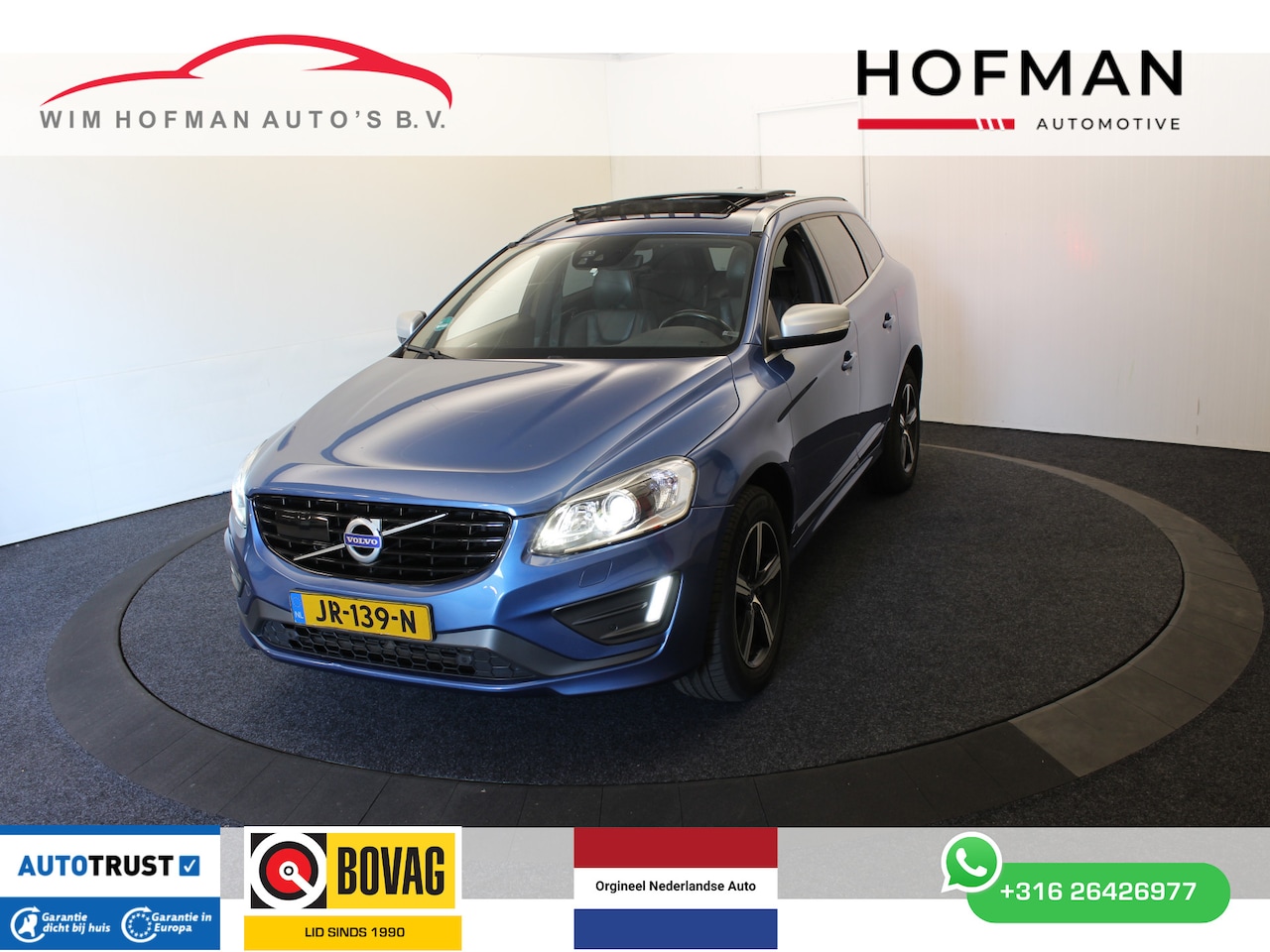 Volvo XC60 - 2.0 D4 R-Design exportprijs ex BPM Panodak Camera Leder - AutoWereld.nl